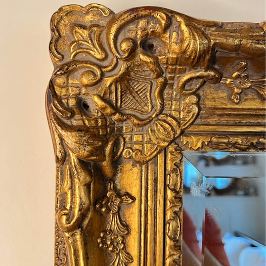 La Barge Gold Gilt Beveled Wall Mirror, gallery view
