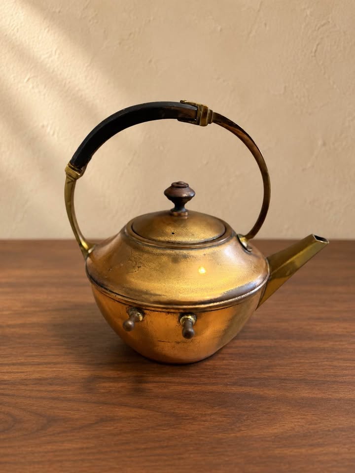 Tea Kettle, Patinated Metal | Manning Bowman 4752, gallery view 6