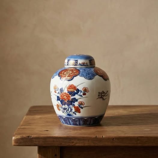 Vintage Wony Japan Ginger Jar, gallery view